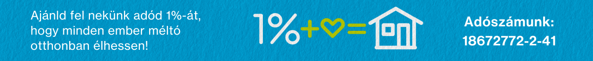 Ajánld adód 1%-át a Habitatnak!